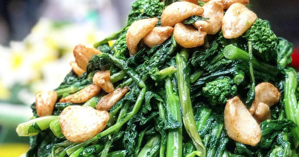 Broccoli Rabe and garlic